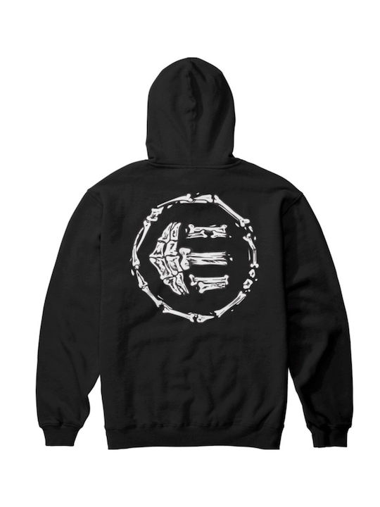 Etnies Men's Sweatshirt with Hood and Pockets Black