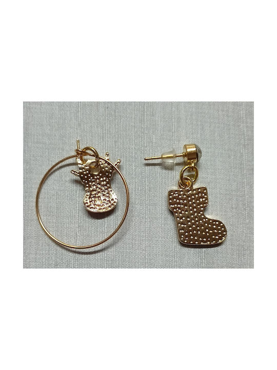 Tatu Moyo Earrings Hoops Gold Plated