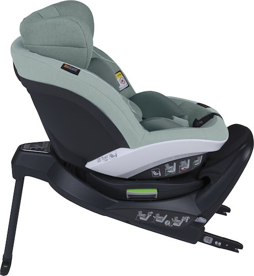 BeSafe iZi Turn Scaun Auto pentru Copii i-Size cu Isofix Sea Green Melange 9-18 kg