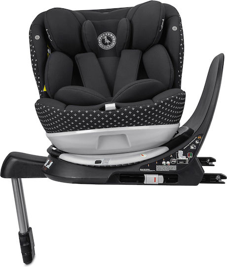 Storchenmuhle Niki Start Детско Столче за Кола i-Размер с Isofix Черно оникс