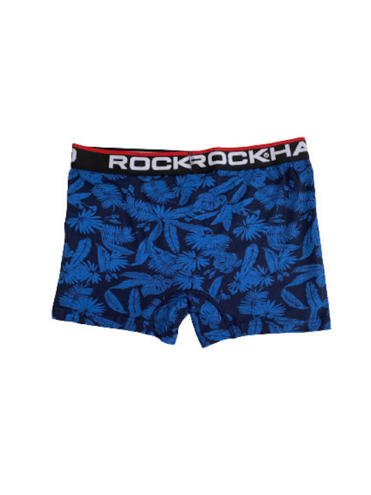 Kal-tsa Men's Boxer Blue with Patterns