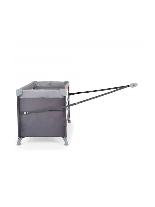 Moni Next Level Playpen 2 Levels with Mattress Gray 125x65cm