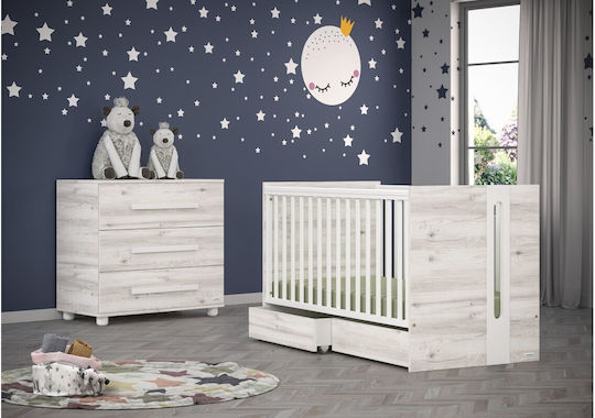 Casababy Πολυμορφική Κούνια Nova Καφέ με Στρώμα