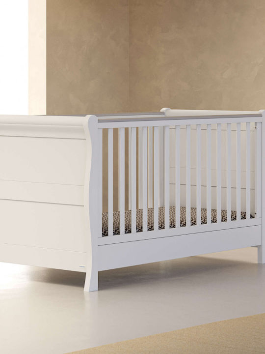 Casababy Leagăn London Alb Cu Saltea