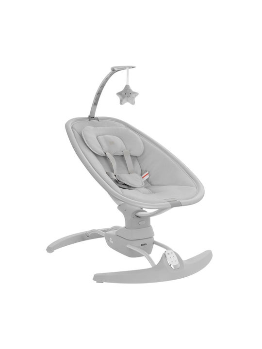 Kikka Boo Electric Baby Relax Swing 2 in 1 with Music Gray for Child up to 9kg