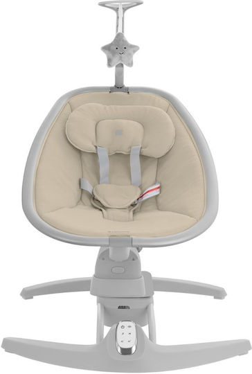 Kikka Boo Electric Baby Relax Side to Side Spinny with Music Beige for Child up to 9kg