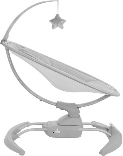 Kikka Boo Ηλεκτρικό Relax Μωρού Side to Side Spinny με Μουσική Γκρι για Παιδί έως 9kg