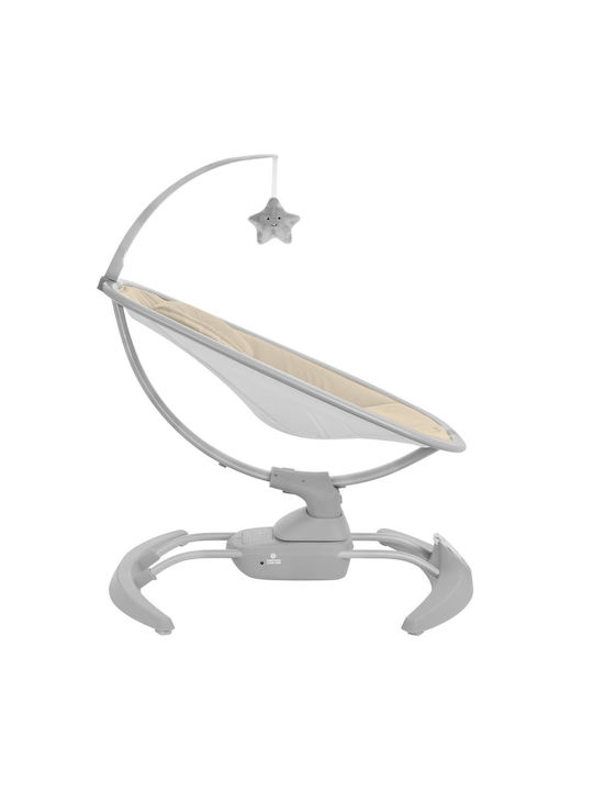 Kikka Boo Electric Baby Relax Side to Side Spinny with Music Beige for Child up to 9kg