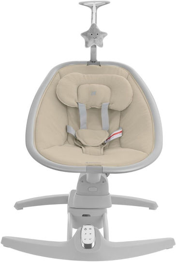 Kikka Boo Electric Baby Relax Side to Side Spinny with Music Beige for Child up to 9kg