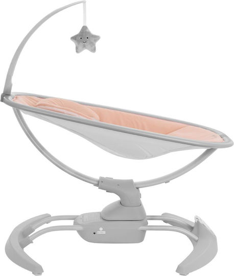 Kikka Boo Ηλεκτρικό Relax Μωρού Κούνια Side to Side Spinny με Μουσική Ροζ για Παιδί έως 9kg
