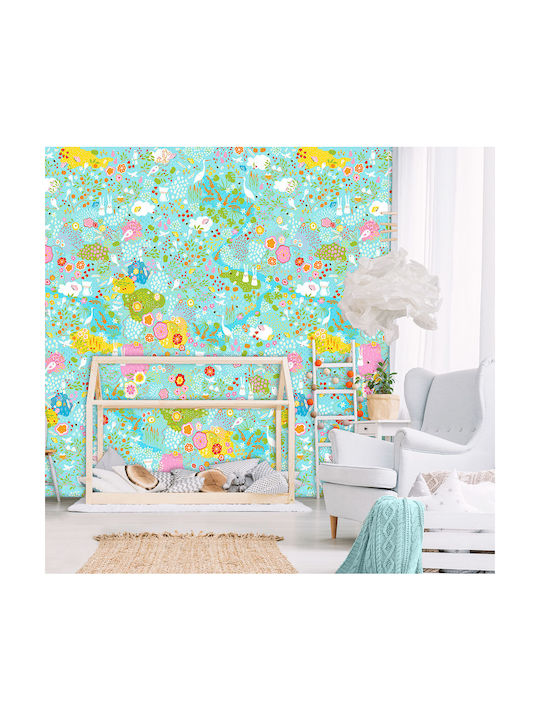 Loukianos Wallpapers Kids Wallpaper Secret Garden Blue L200xH300εκ.