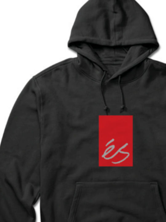 Es Men's Sweatshirt with Hood Black