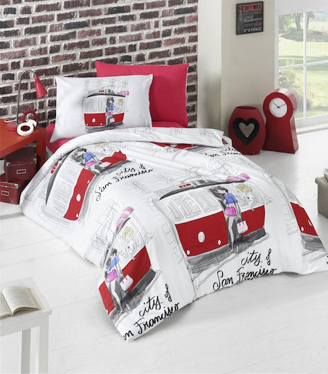 Rythmos Set Kids Duvet Cover Single Multicolour