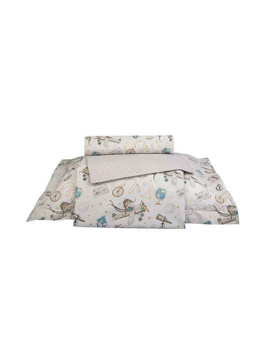 Greenwich Polo Club Set Kids Duvet Cover Single with Pillowcase Blue 160x240cm