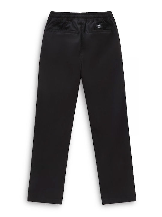 Pantaloni Chino din Material Textil pentru Copii Negru