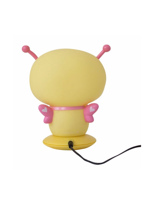 A Little Lovely Company Led Kids Decorative Lamp Butterfly Yellow
