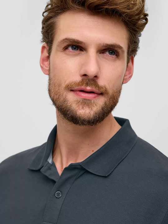 Polo Short Sleeve T-shirt Gray