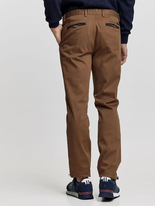 Guy Laroche Ανδρικό Παντελόνι Chino Καφέ GL2325169-11