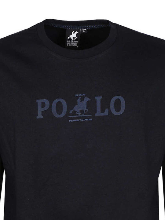 U.S.Grand Polo Club Herren Sweatshirt Schwarz