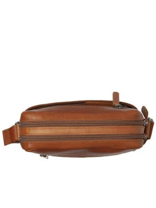 Leather Men's Bag Shoulder / Crossbody Tabac Brown