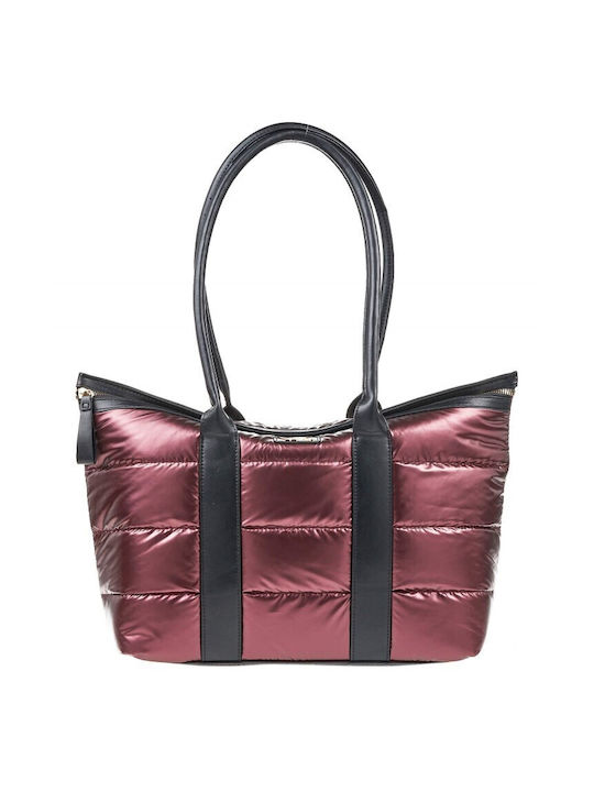 Verde Women's Bag Shoulder Burgundy