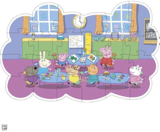 Παιδικό Puzzle Puzzle Peppa για 3+ Ετών 24pcs Barbo Toys