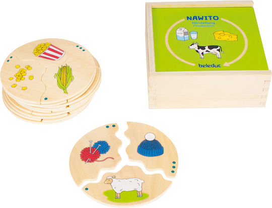 Ξύλινο Παιδικό Puzzle Nawito για 4+ Ετών 30pcs Beleduc