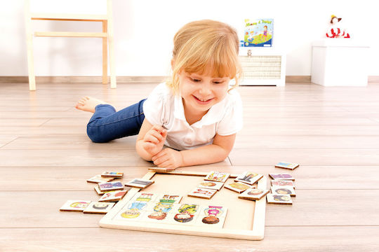 Holz Kinder Steckpuzzle Mix & Match Kinder 30pcs Beleduc