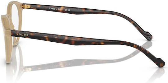 Vogue Plastic Rame Ochelari Bej VO5326 W900