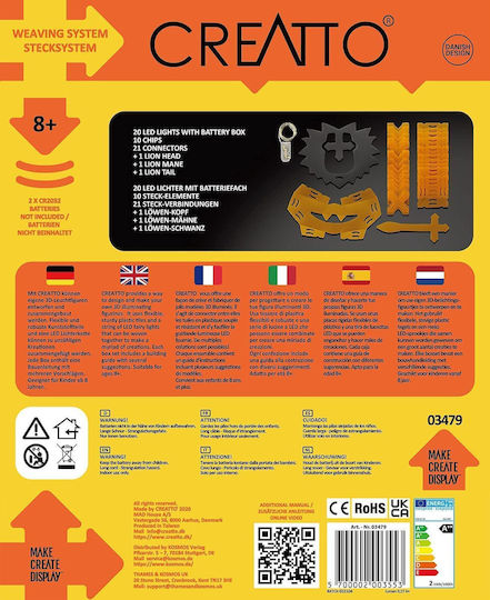 Kosmos Παιχνίδι Κατασκευών Πλαστικό Creatto Safari 4 in 1 για Παιδιά 8+ Ετών