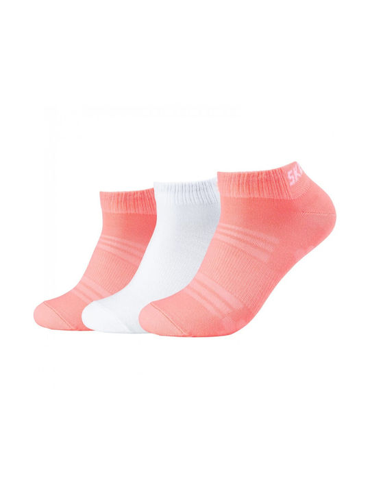 Skechers Αθλητικές Κάλτσες Ροζ 3 Ζεύγη