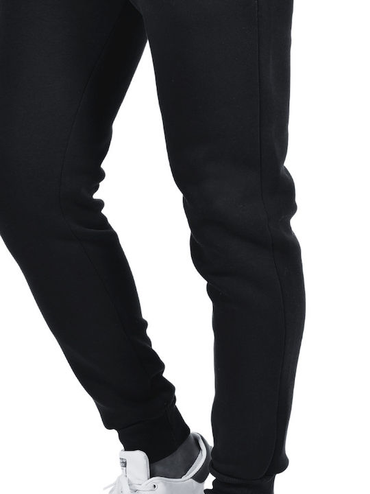 Clever Men's Sweatpants with Rubber Black