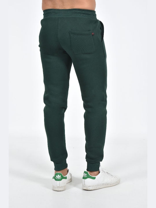 Clever Men's Sweatpants with Rubber Green