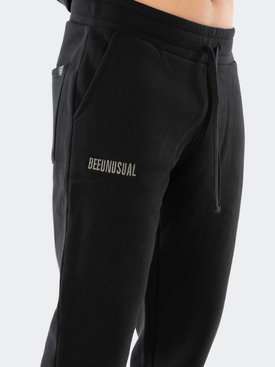 Pantaloni de trening cu Elastic Negru