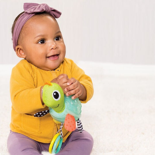 Infantino Κρεμαστό Παιχνίδι Αυτοκινήτου Textured Sensory Pal Turtle