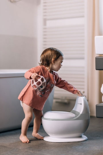 FreeOn Potty Vas cu Sunete Alb până la 25kg