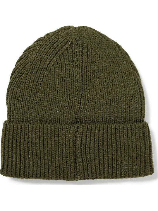Beanie Unisex Σκούφος Πλεκτός σε Χακί χρώμα