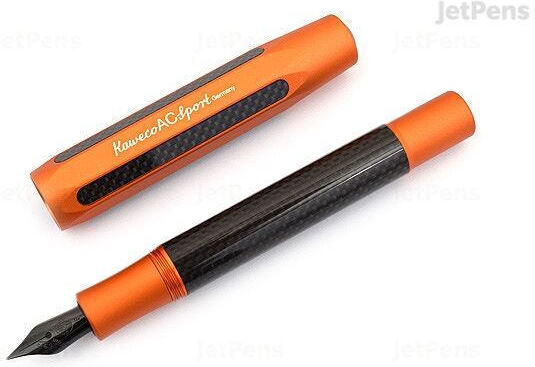 Kaweco AC Sport Stilou Medium 0.8mm Portocaliu din Aluminiu