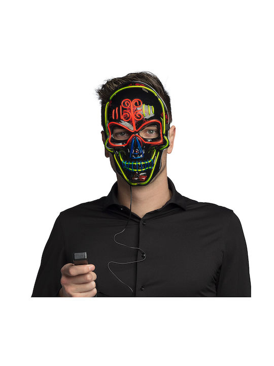 Carnaval Mască Față cu lumină Multicolor