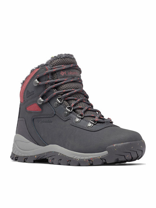 Columbia Newton Ridge Ii Omni-Heat Women's Hiking Boots Waterproof Gray