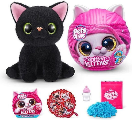 Zuru Pets Alive Smitten Kittens Изненада за 3+ Години 20 см Миниатюри за Игри