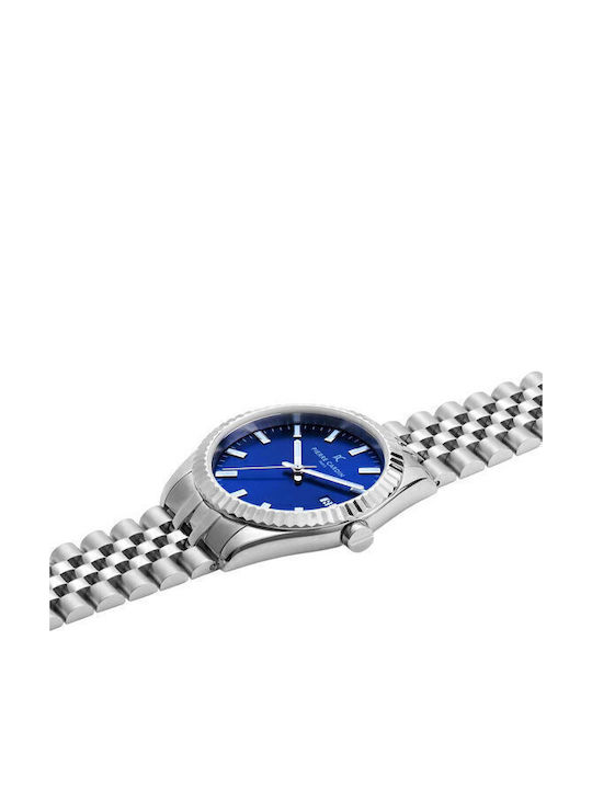 Pierre Cardin Men's Watch Battery with Silver Metal Bracelet