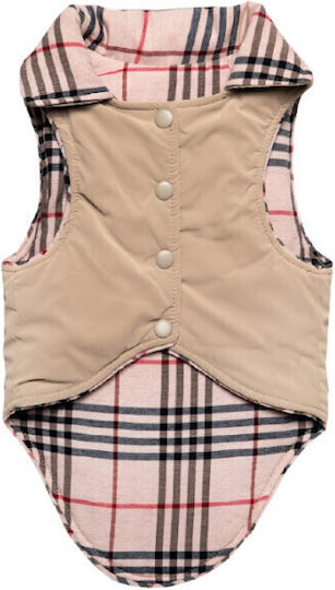 Glee Daisy Hundemantel Wasserdicht Beige XLarge mit Rückenlänge 33 cm.