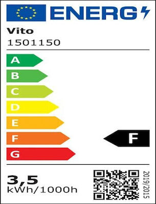 Vito LED Лампи за Цокъл GU5.3 и Форма MR16 Естествено бяло 288лм 1бр