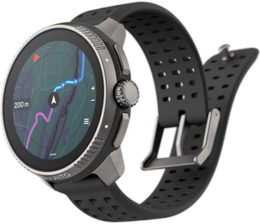 Suunto Race Titanium 49mm Waterproof Smartwatch with Heart Rate Monitor (Charcoal)