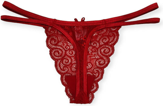 Elite Form Frauen Sexy Zeichenfolge Rot