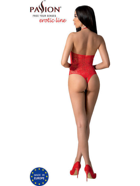 Passion Sexy Κορμάκι με Δαντέλα Κόκκινο