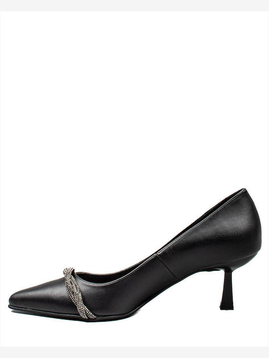 Zakro Collection Leather Black Heels