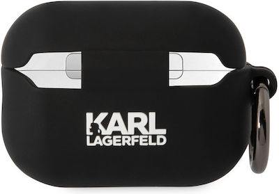 Karl Lagerfeld Silicone Case Black for Apple AirPods Pro