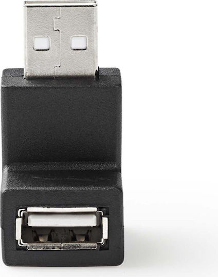 Nedis Converter USB-A male to USB-A female 1pcs CCGB60930BK